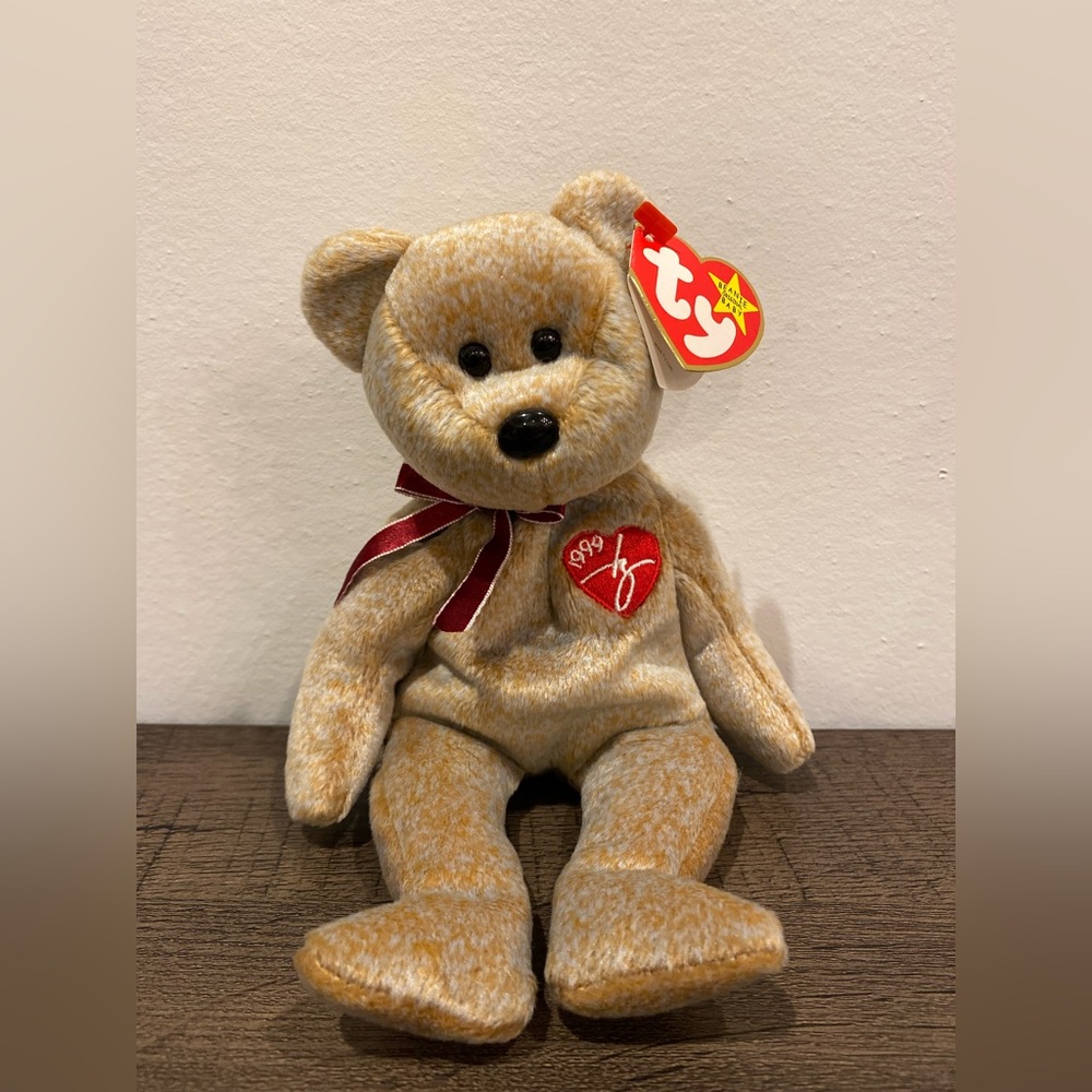 1999 “Signature Bear” Ty Beanie Baby - TAG ERRORS